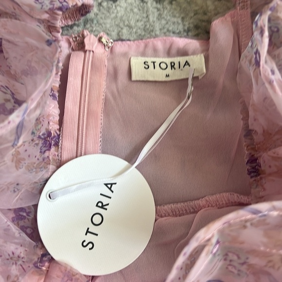 Storia Babydoll Mini Dress - Picture 6 of 10